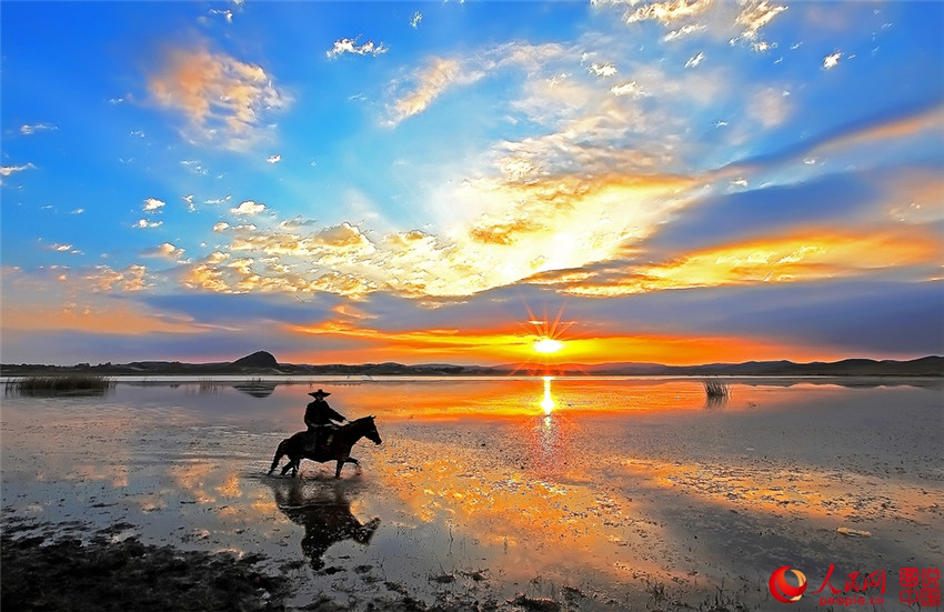 Goldener Herbst in Bashang