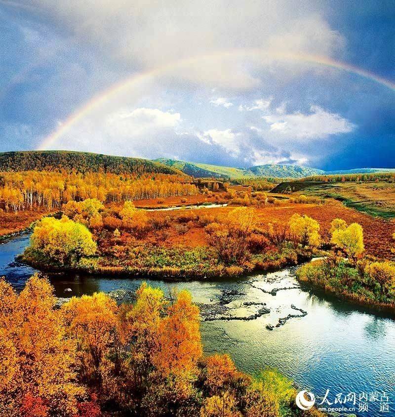 Goldener Herbst im Aer-Gebirge