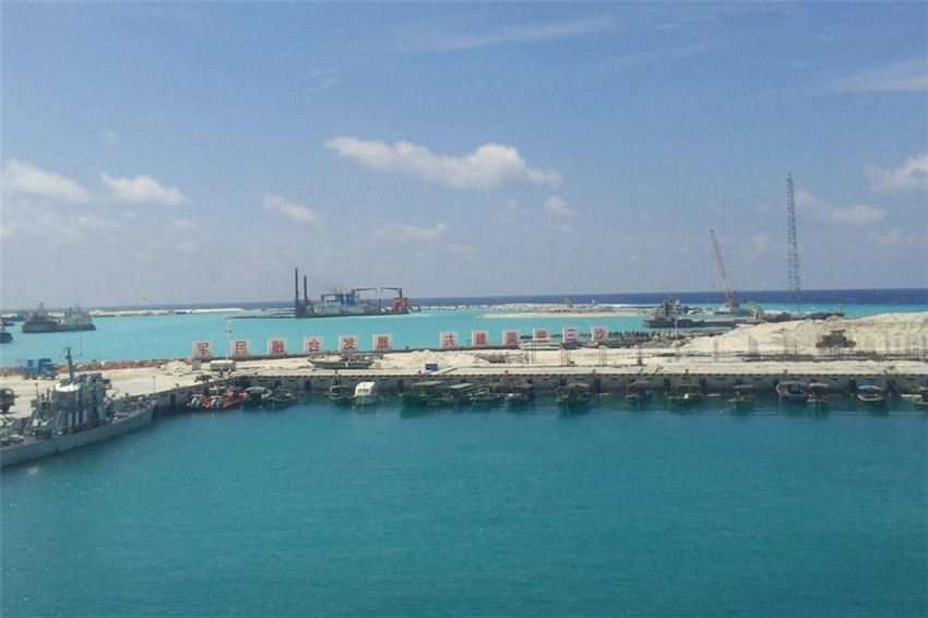 Landebahn auf der Yongxing-Insel fertig