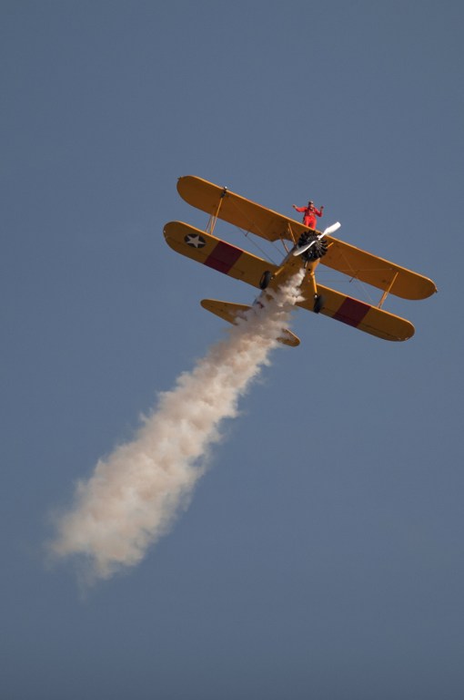 94-J?hriger fliegt stehend um Gibraltar