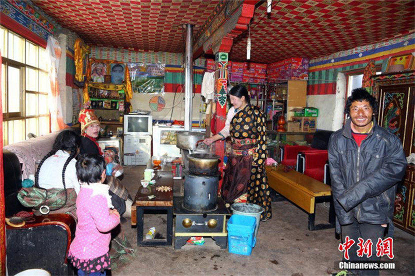 Kleines Teehaus auf dem Dach der Welt