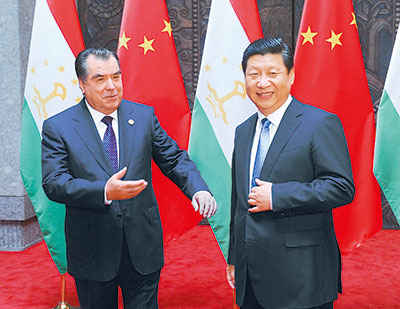 Xi verspricht F?rderung der Beziehungen zwischen China und Tadschikistan
