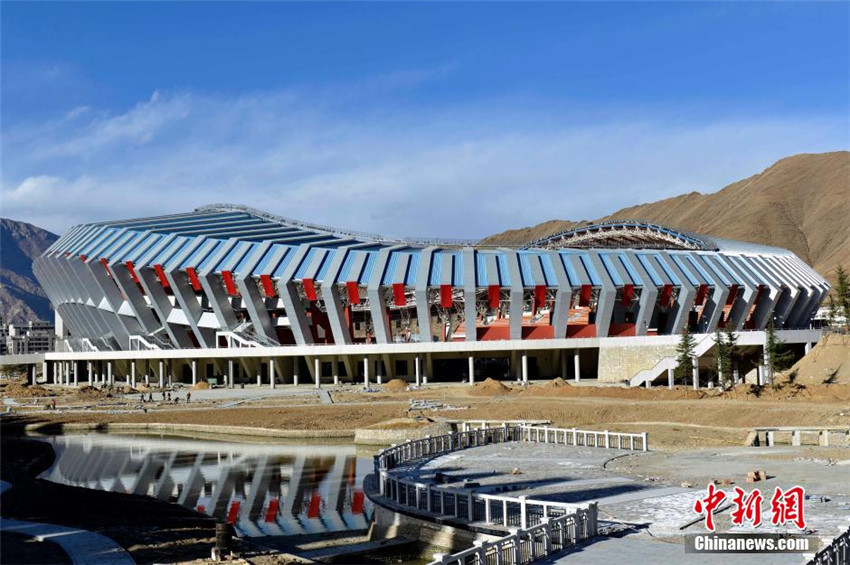 H?chstgelegenes Sportzentrum der Welt in Lhasa