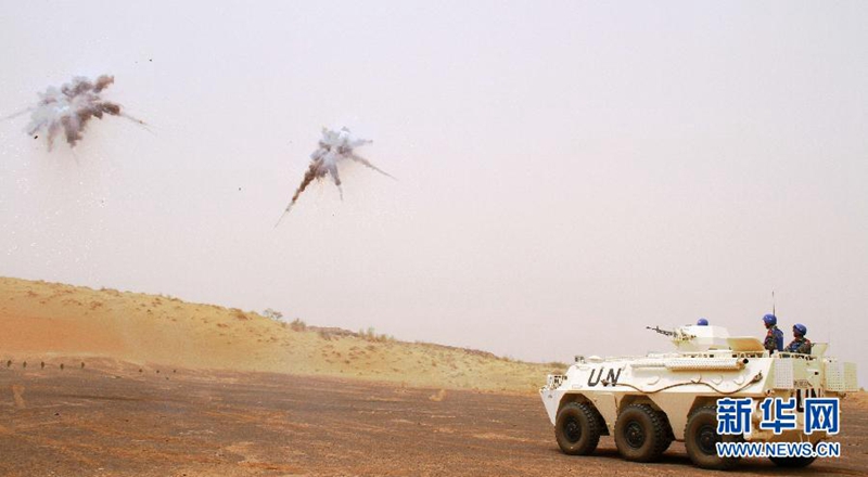 Chinesische UN-Soldaten in Mali schie?en erstmals scharf