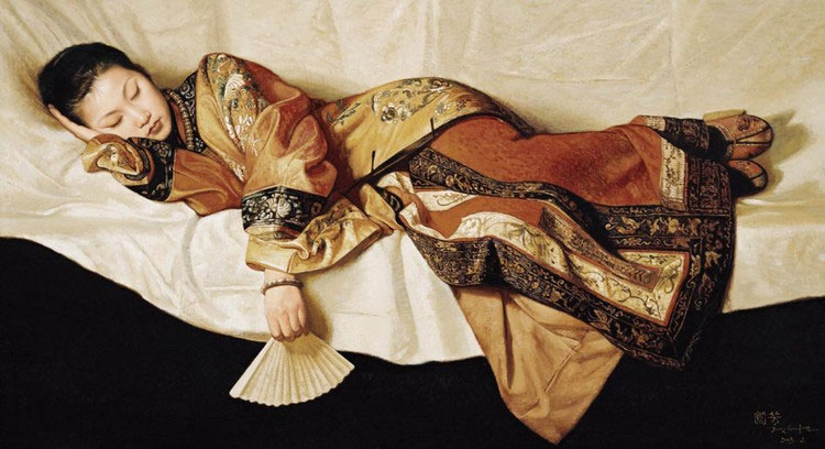 ?lmalerei: Einsame Frauen in der Verbotenen Stadt