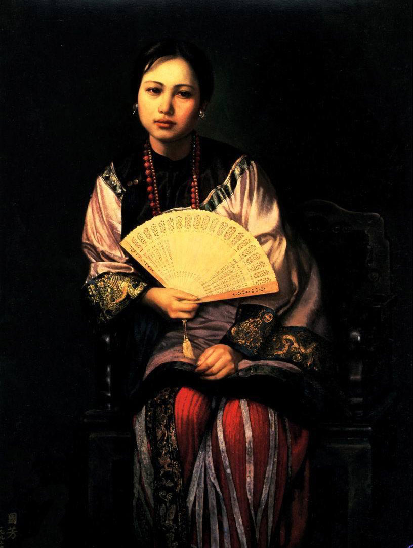 ?lmalerei: Einsame Frauen in der Verbotenen Stadt