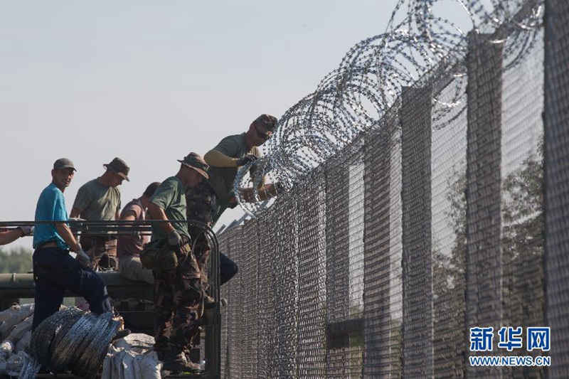 Ungarn baut Grenzzaun gegen Flüchtlinge