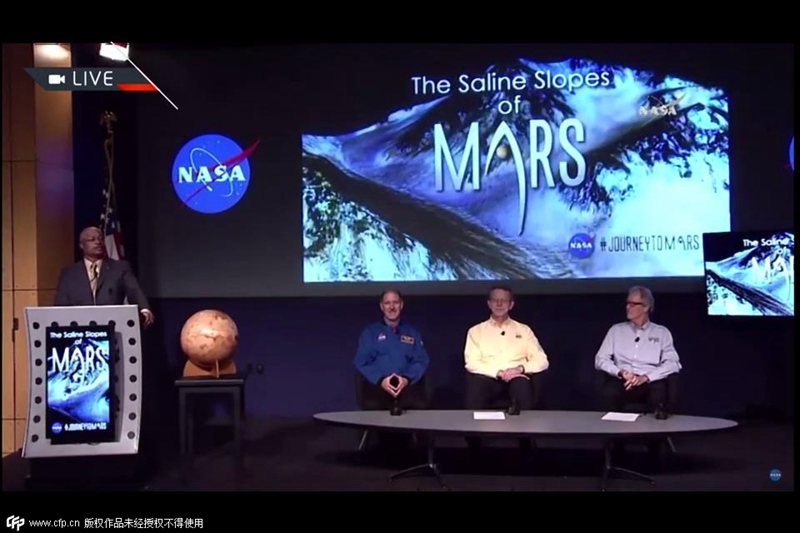 NASA hat Beweise für Wasser auf dem Mars best?tigt 