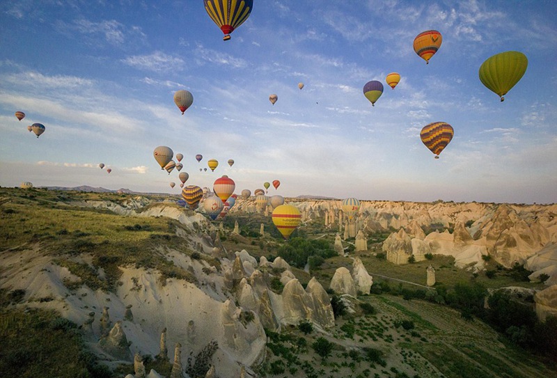 Im Hei?luftballon über Kappadokien