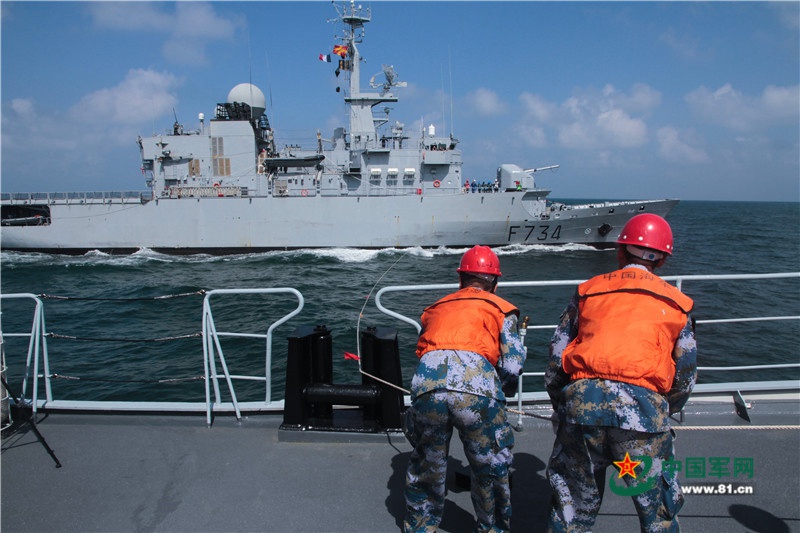 Chinesische und franz?sische Marine üben im Südchinesischen Meer 