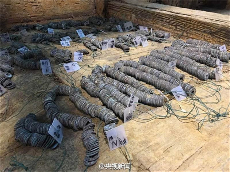 Tonnenschwerer Münzfund in Südchina