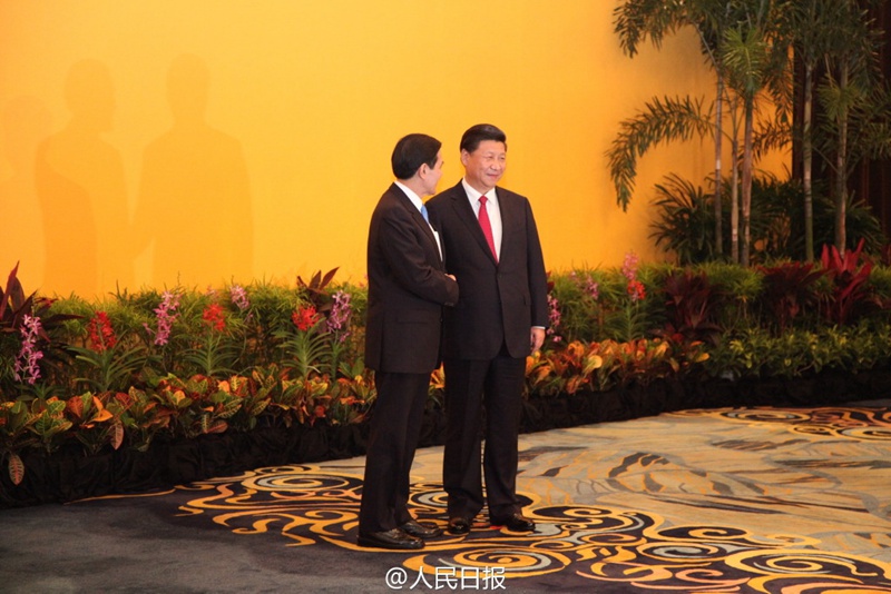 Historisches Treffen zwischen Xi und Ma in Singapur