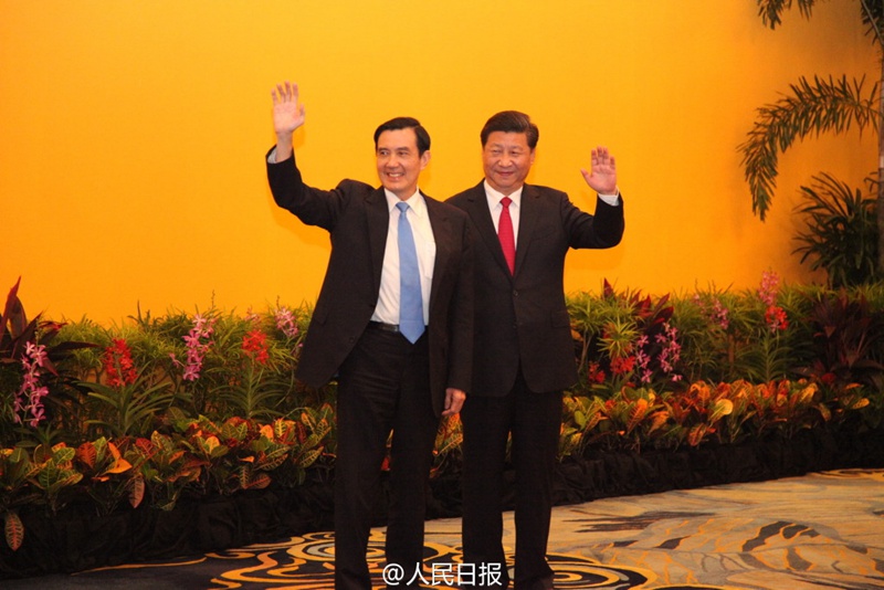 Historisches Treffen zwischen Xi und Ma in Singapur