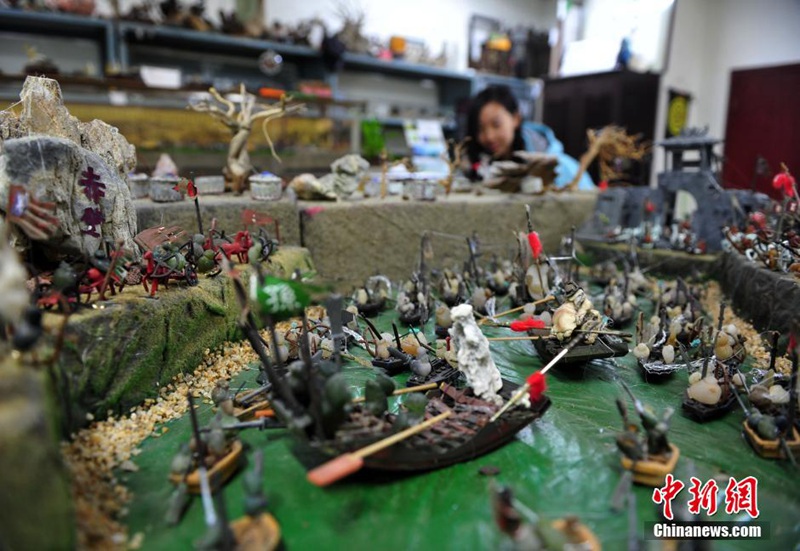 Historische Schlachten aus Stein