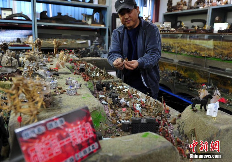 Historische Schlachten aus Stein