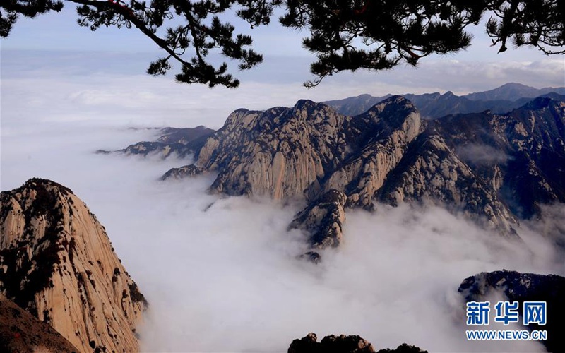 Der Huashan im Wolkenmeer