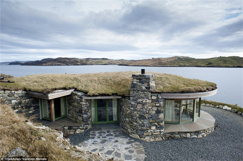 Die sch?nsten Felsenh?user am Meer