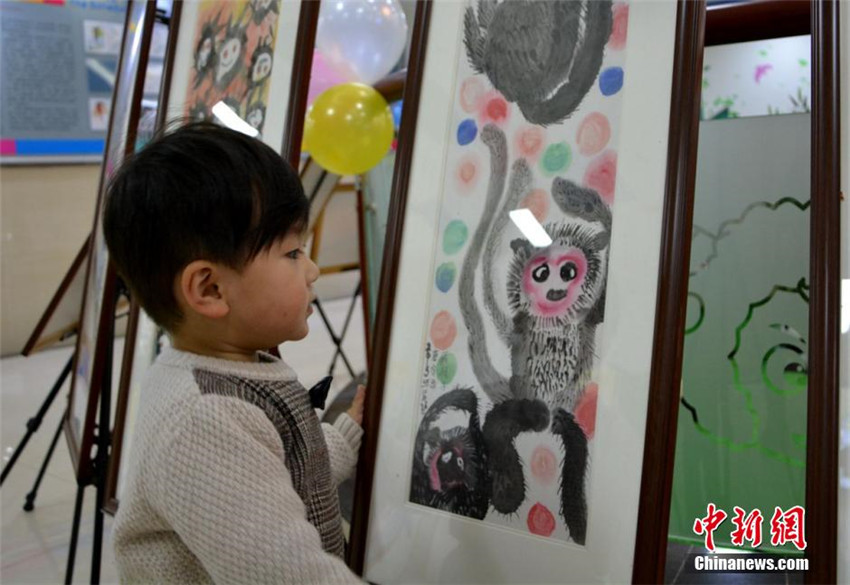 Malereien von ?besonderen“ Kindern