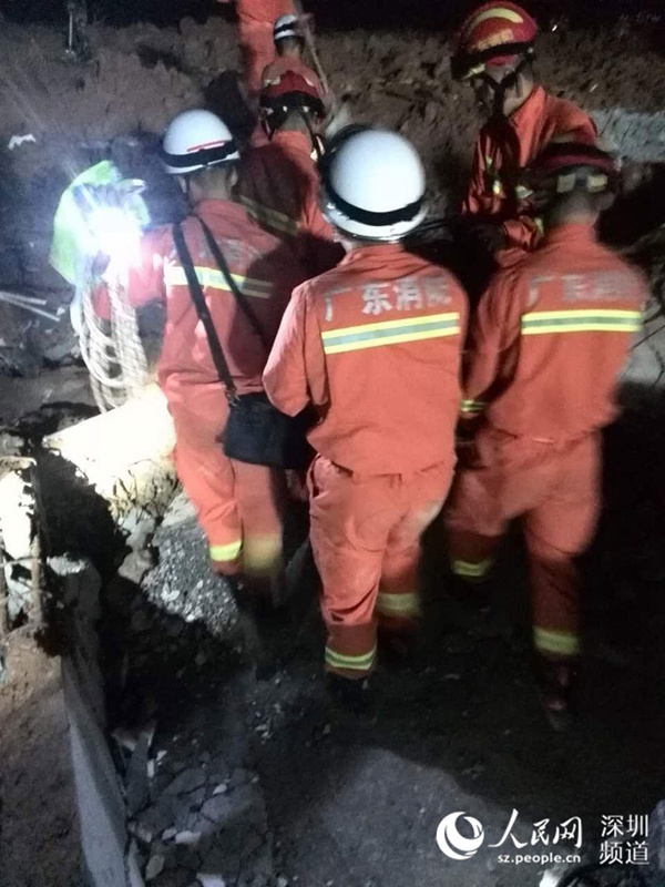 Schwerer Erdrutsch in Shenzhen