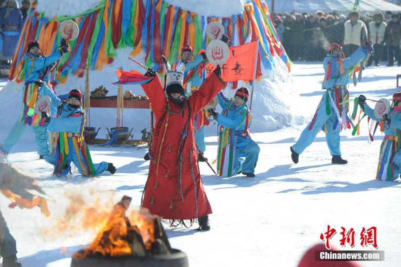 Eisfisch-Festival in Jilin