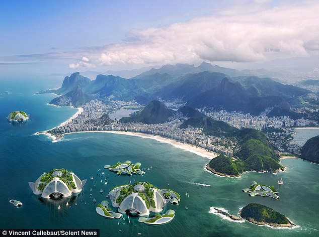 Entwurf für den ersten Wolkenkratzer im Wasser