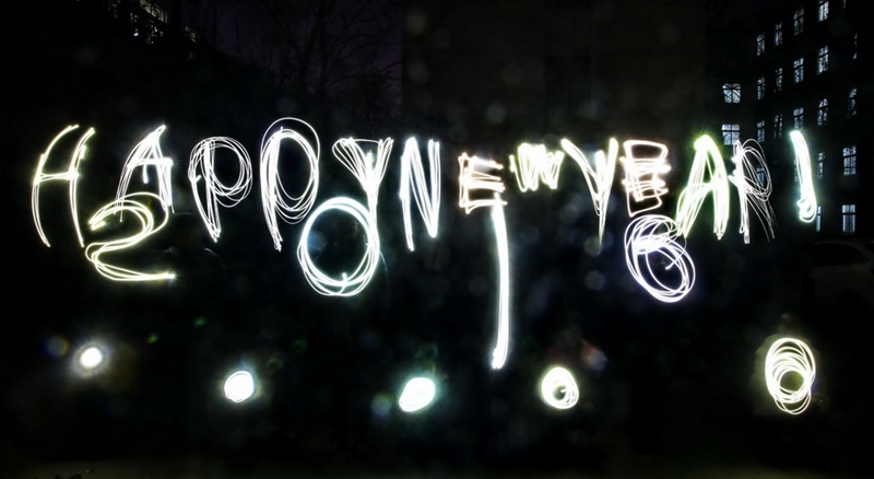 Chinesen hei?en 2016 willkommen