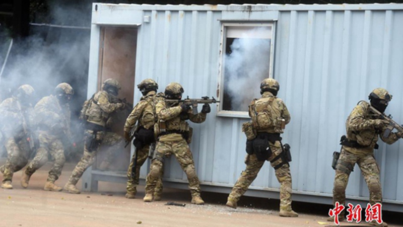 Tag der Offenen Tür an der Hongkonger Polizeiakademie