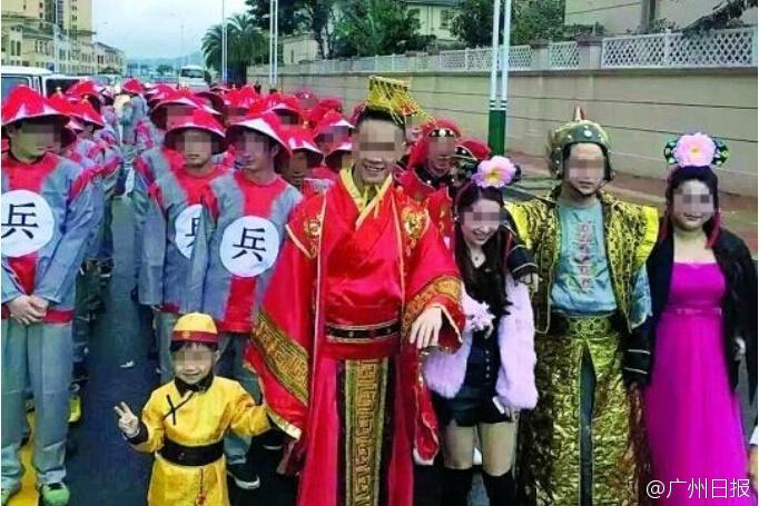Protzige Hochzeit in Guangdong