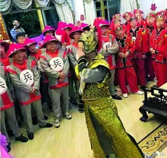 Protzige Hochzeit in Guangdong