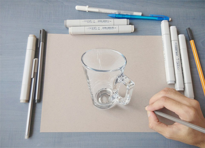 19-J?hriger aus Indien malt wunderbare 3D-Bilder