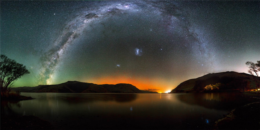 Milchstra?e so sch?n wie Sternenbrücke im Himmel