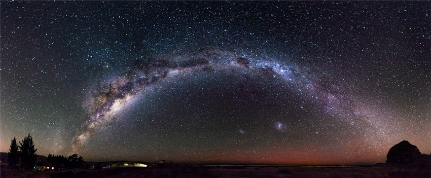 Milchstra?e so sch?n wie Sternenbrücke im Himmel