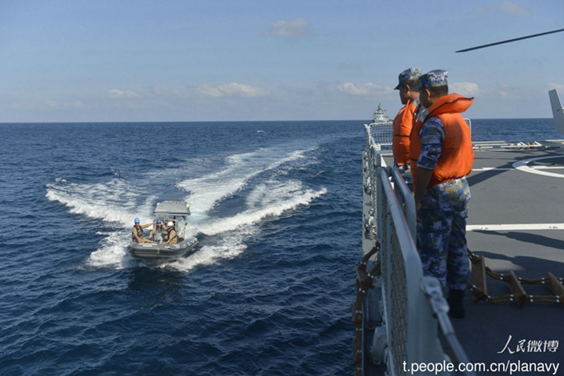 China und EU üben gemeinsam gegen die Piraten 
