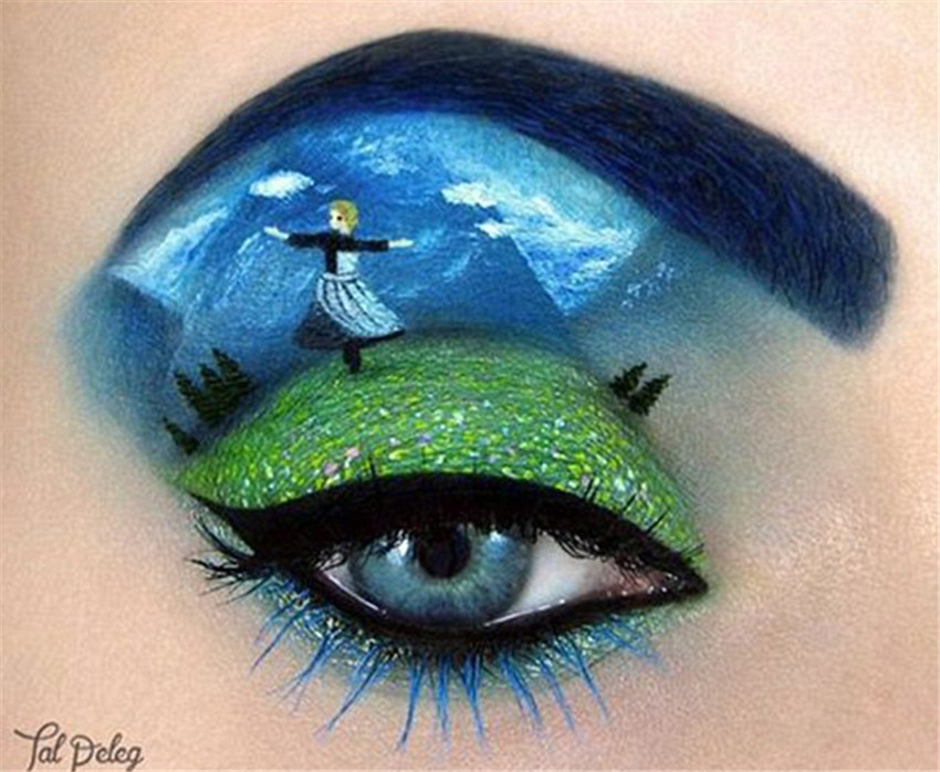 Israelische Künstlerin verwandelt Augen in M?rchenwelt