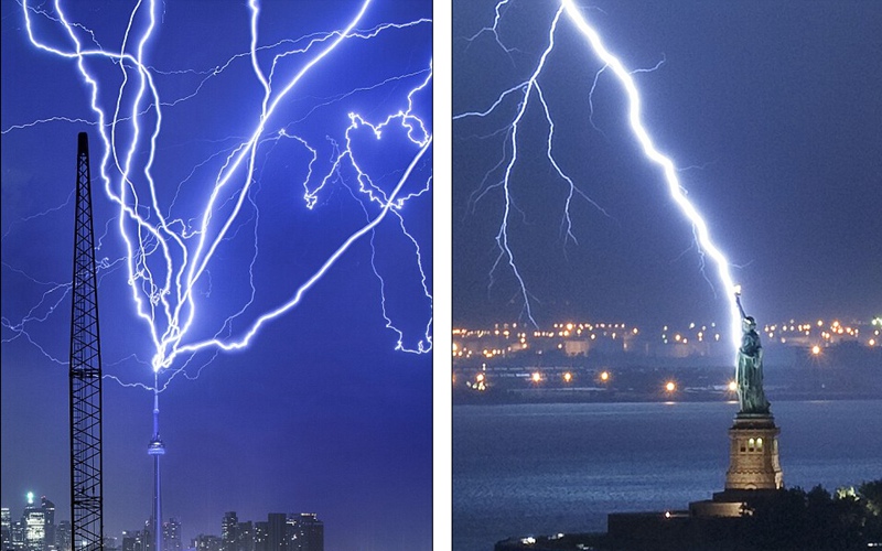 Blitze ?attackieren“ die Welt