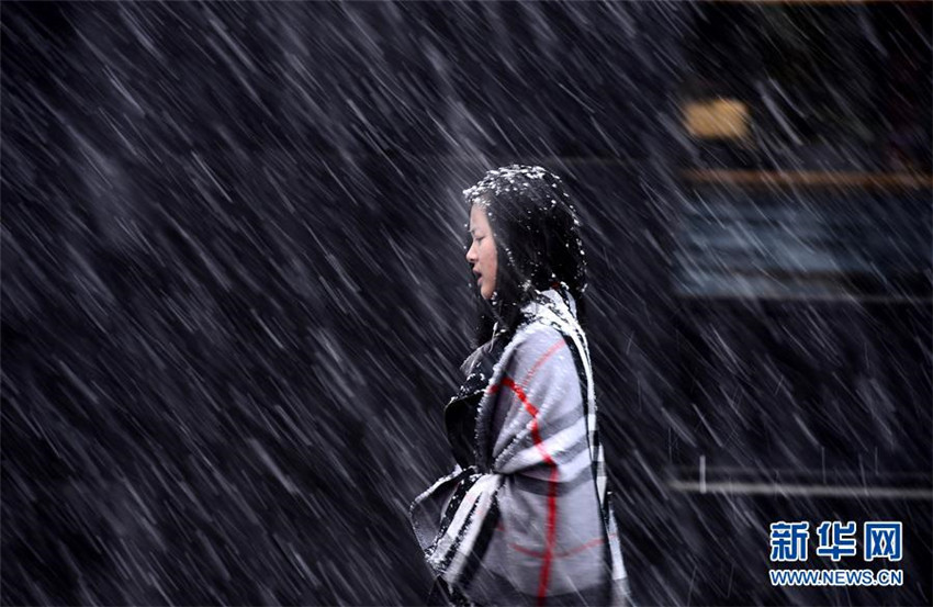 Wintereinbruch in Nordwestchina