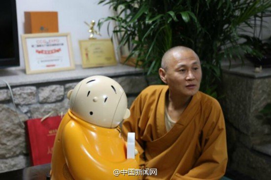 Beijinger Tempel nutzt Roboter, um Buddhismus zu f?rdern