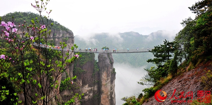 Wundersch?ne Landschaft nach dem Regenfall in Zhejiang