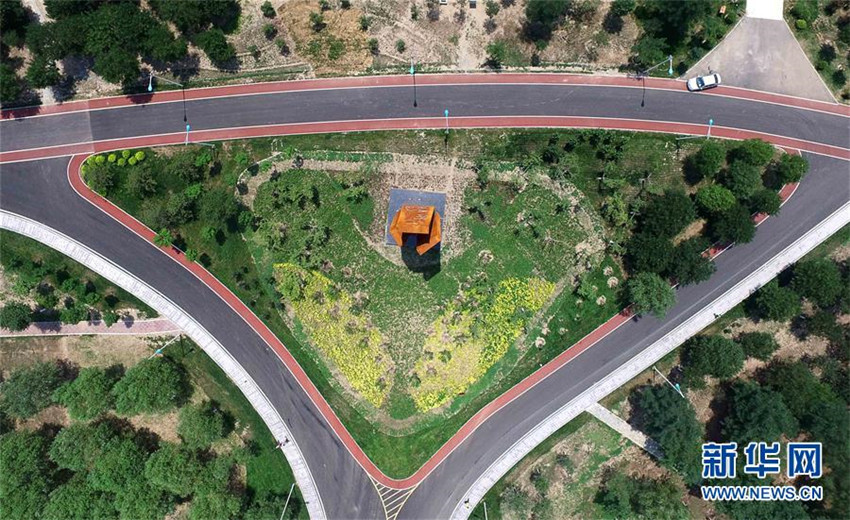 Luftbilder: Chaobai-Flussauenpark in Tianjin