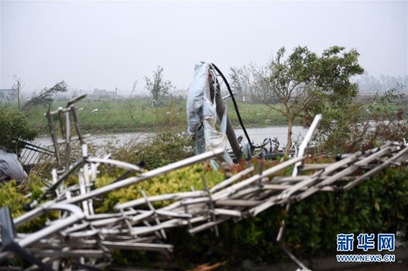 Starke Unwetter suchen Nord-Jiangsu heim 