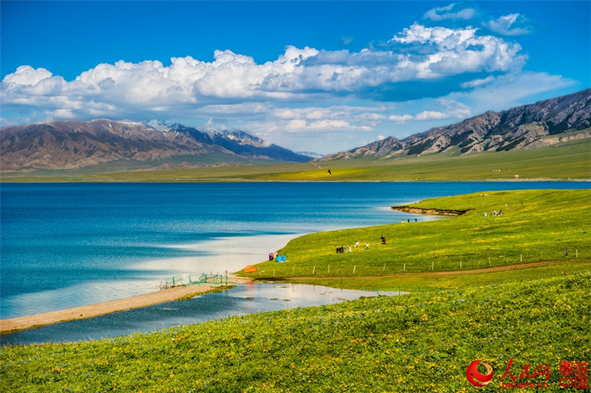 Faszinierender Sayram-See in Xinjiang