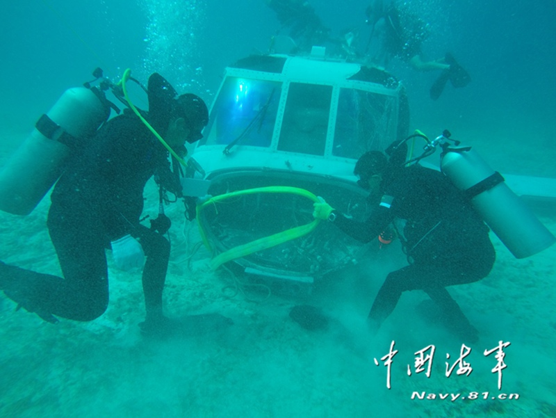 Chinesische Tauchertruppe übt mit ausl?ndischen Seestreitkr?ften