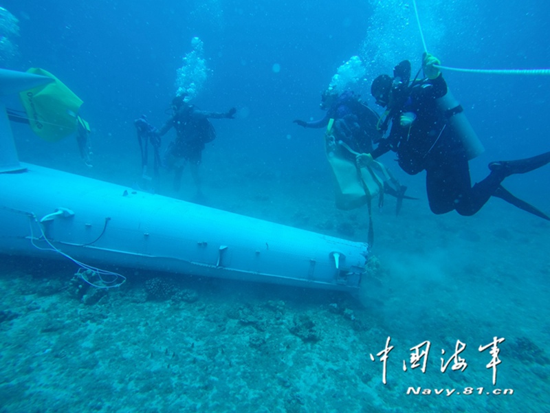 Chinesische Tauchertruppe übt mit ausl?ndischen Seestreitkr?ften