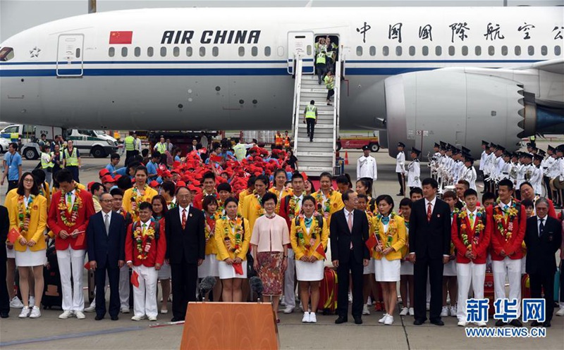 Festland-Olympiamannschaft besucht Hongkong