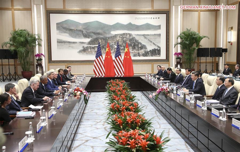 Xi Jinping trifft Barack Obama in Hangzhou