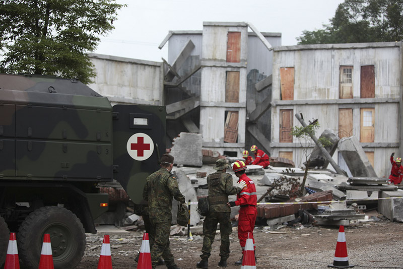 Hei?e Phase der chinesisch-deutschen übung ?Combined Aid“