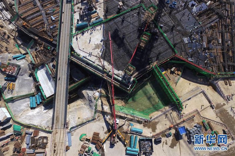 Der neue Beijinger Flughafen befindet sich im Bau