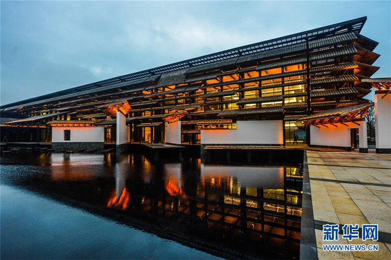 Wuzhen Internet International Exhibition Center fertig gestellt