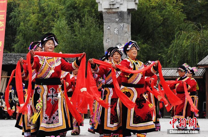 Qiang-Volk begeht Neujahrsfest