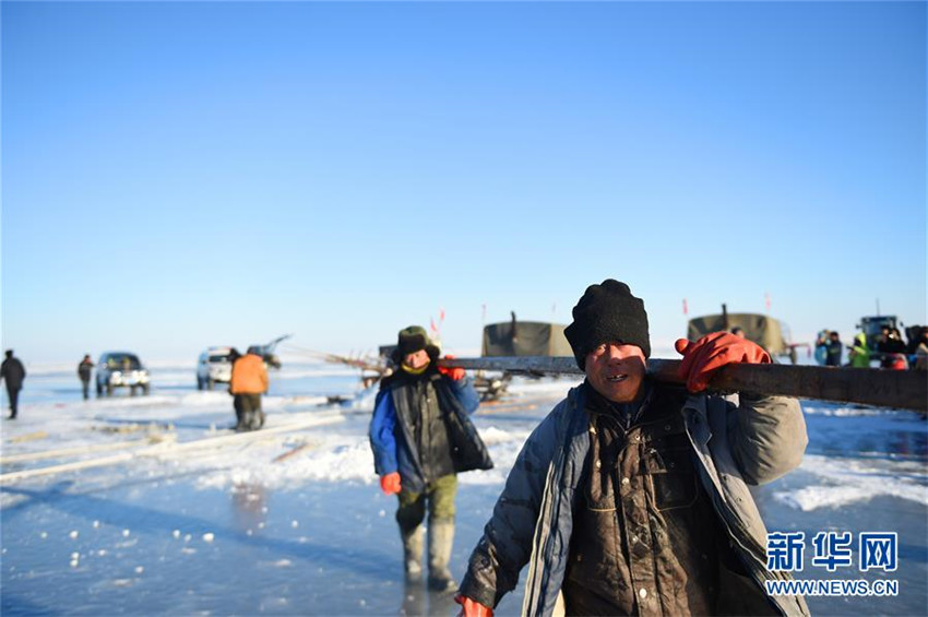 Nachhaltiger Winterfischfang in der Inneren Mongolei